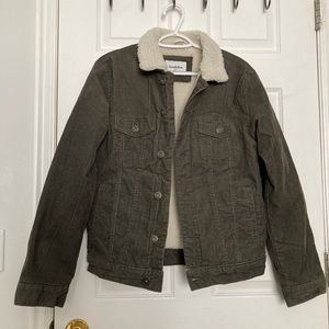 Goodfellow corduroy lined trucker jacket